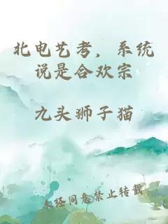 北电艺考，系统说是合欢宗