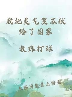 我把灵气复苏献给了国家