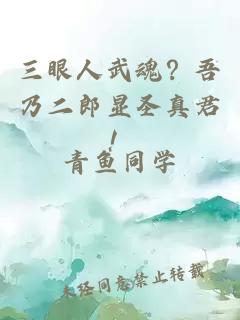 三眼人武魂？吾乃二郎显圣真君！